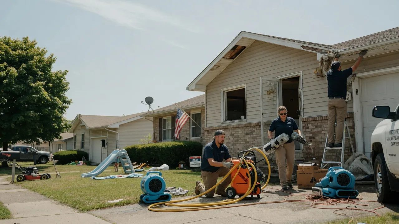 Water Damage Restoration in Justin, TX near me
